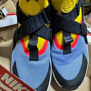 Women’s Nike Blue and Yellow Sneakers
